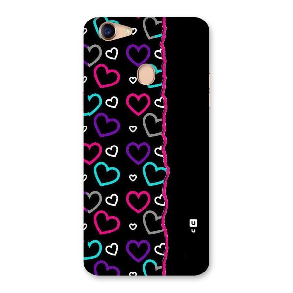 Empty Hearts Back Case for Oppo F5 Youth
